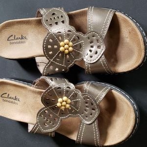 Clarks New Bronze Sandals